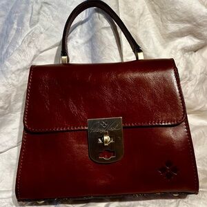 Patricia Nash Chauny Cognac Leather Handbag